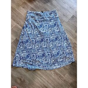 CZRLHYT Paisley Print Midi swim Skort Women's Size XL modest with shorts